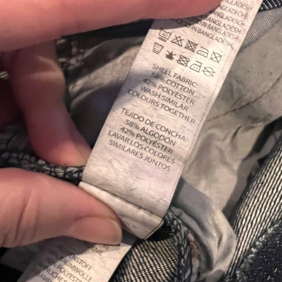 Denim Co Jeans Mens Size 36x34 Button Fly Slim Fit straight leg hipster skater - Picture 7 of 9